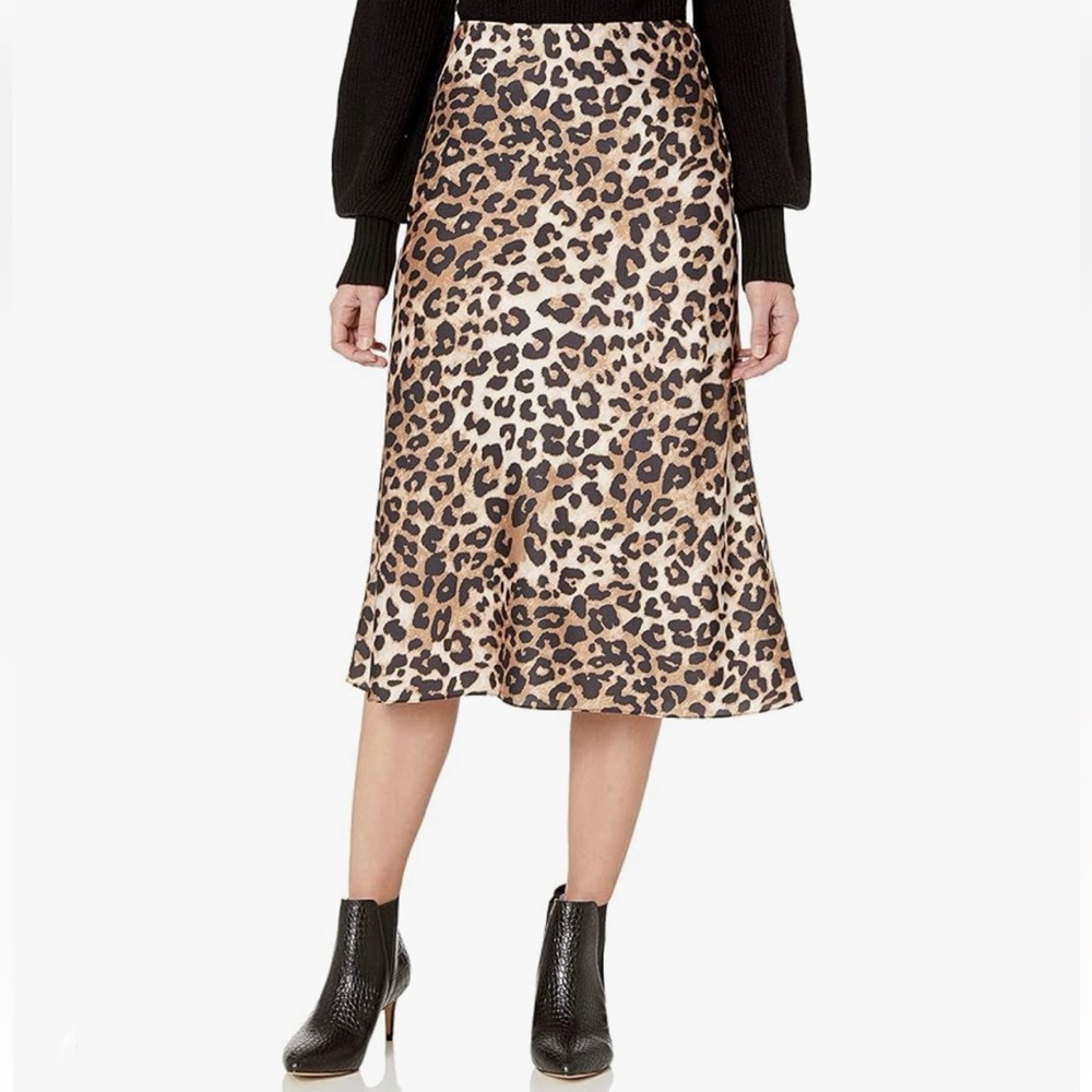 The Drop Women's Maya Silky Slip Skirt | L